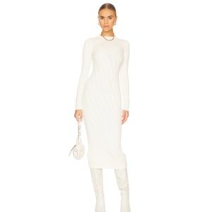 REVOLVE long sleeve midi sweater dress